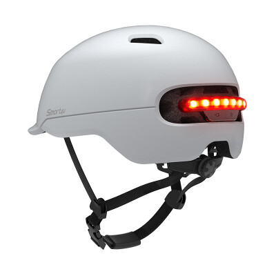 

Smart4u Electric Vehicle Helmet Men&Women Smart Light Bicycle Scooter Balance Car Battery Car Helmet Riding Safety Helmet Ivory