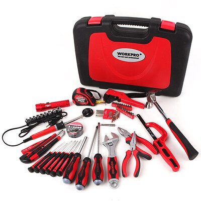 

WORKPRO W1157 Multifunctional Utility Toolbox Set Electrician Woodworking General Maintenance Hardware Hand Tools Set