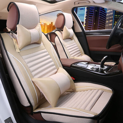 

BOLISH five four seasons GM car seat car seat cushion winter cushion imitation linen health all-inclusive car seat cover warm seat cushion leather hemp luxury warm rice
