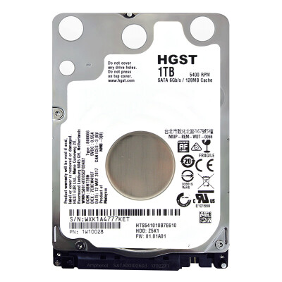 

Жесткий Диск Для Ноутбука HGST,1TB,5400rpm /128MB