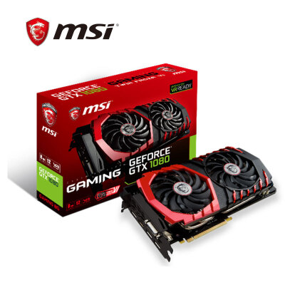 

Видеокарта MSI GTX 1080 GAMING 8G 256BIT GDDR5X PCI-E 3.0