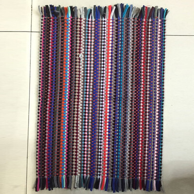 

Melody bathroom absorbent pad hand-woven mats bedroom living room door mat bedside mat 5080cm