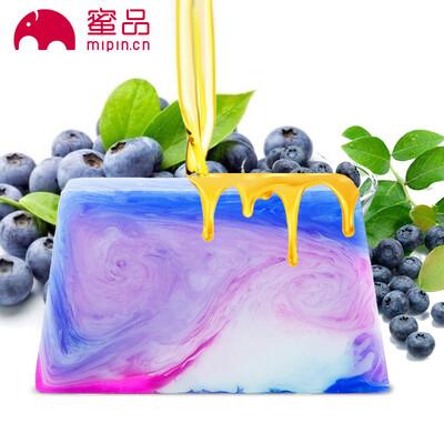 

MIPIN Blueberry Handmade Soap Essential Oil Soap 80g Acne Oil Control Moisturizing Facial Soap