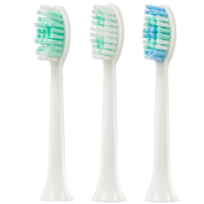 

Aiyabrush ZR501ZR101 intelligent sonic electric toothbrush adult universal standard toothbrush head 3 pack white