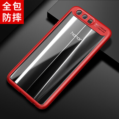

STRYFER Huawei glory 9 cell phone case crystal color series all-inclusive anti-drop acrylic transparent men&women soft shell - red