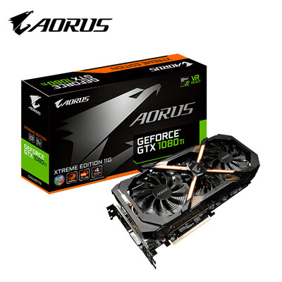

Gigabyte (GIGABYTE) AORUS GTX 1080Ti Xtreme Edition 1607-1721MHz / 11232MHz 11G / 352bit графическая карта GDDR5X