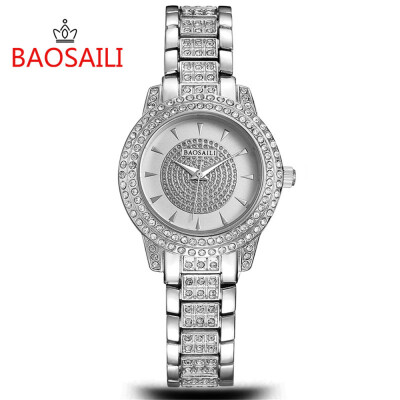 

BAOSAILI Sky Stars Elegant Ladies Classic Gold Watches Full Diamond Womens Bracelet Watch Girls Charm Dress Clock