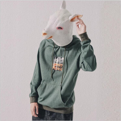 

2017 autumn new Japanese men's original printing hooded tide brand sets of men's sweater