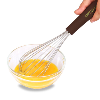 

Learn kitchen CHEF MADE stainless steel manual whisk mixer&pasta baking tools egg whisk WK9214