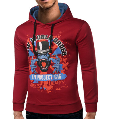

Brand 2017 Hoodie Creative Magician Printing Hoodies Men Fashion Tracksuit Male Sweatshirt Off White Hoody Mens Purpose Tour XXL