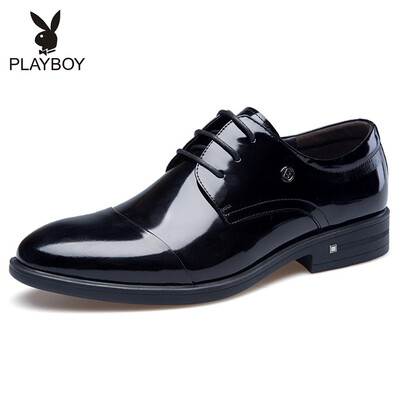 

Playboy (PLAYBOY ESTABLISHED 1953) Мужская классическая кружевная бизнес-обувь Британская круглая женская обувь для обуви 6DW577011D01 black 40