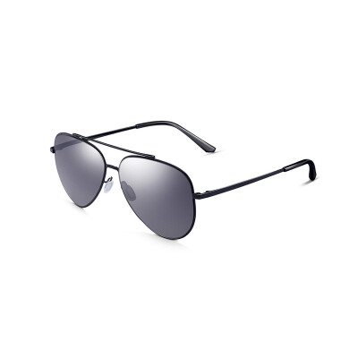 

QINA that classic male pilots sunglasses sunglasses couple sunglasses sunglasses tide QN8001B11 dark gray dark gray film