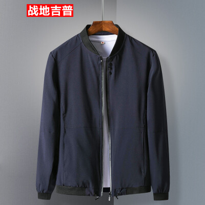 

Battlefield Jeep Jacket Male Tunic Big Cloak Coat Coat Baseball Shirt Men's Jacket 17121Z7007 Blue