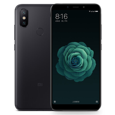

CN VERSION Original Xiaomi Mi 6X Black 664GB Mobile Phone Snapdragon 660 Octa Core 3010mAh 599" Full Screen Display Dua