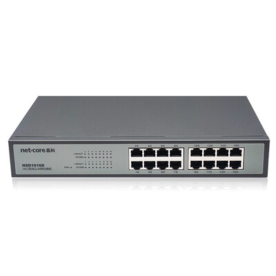 

Leung Branch netcore 1016D 16-port 100M Ethernet switch