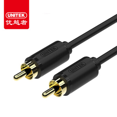 

Улучшенный человек (UNITEK) Y-C944BK 2RCA штекеры RCA аудио кабель двойной конверсионный кабельное телевидение PC колонок левого канала аудио красного AV кабель Черного 1 м
