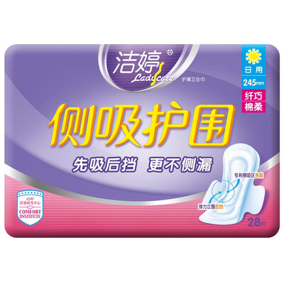

Jie Ting ladycare sanitary napkin breathable sweet sleep night with a cotton napkin sanitary napkin 290mm7 piece