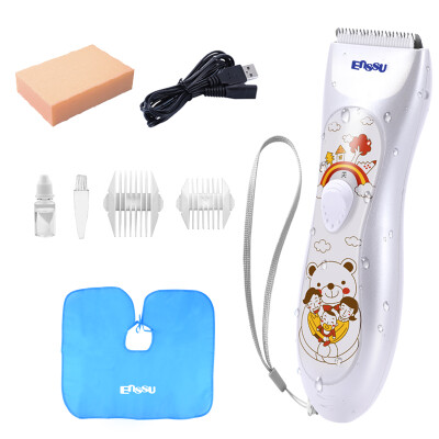 

Enssu Детский Smart Security Hair Clipper Зарядка Водонепроницаемый Mute Baby Hair Barber ES958