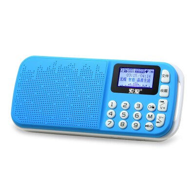 

Soaiy soaiy S-138 portable card speakers mini audio card radio MP3 player elderly card speakers Sapphire