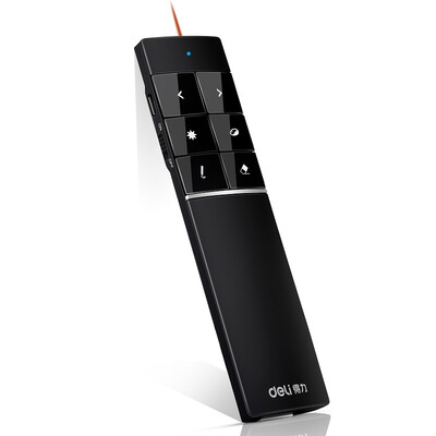 

Deli 2807 rechargeable air mouse flip pen PPT flip pen laser flip pen wireless monitor 30m control red