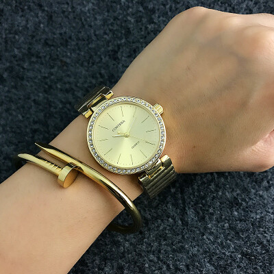 

Casual Design Crystal Women Watches CONTENA Ladies Fashion Dress Wristwatches Female Diamond Quartz Watch