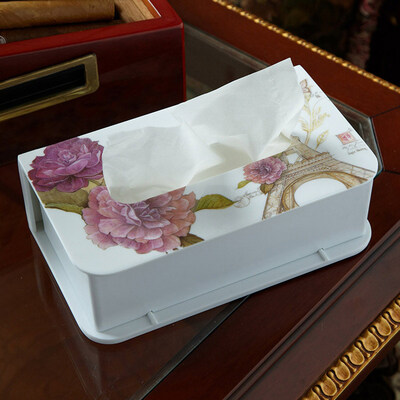 

A Ting European style printing drawer, paper towel box, table paper box, fashionable fashion, high hardness paper towel box