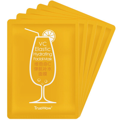 

First I Truewow vitamin C elastic muscle replenishment mask 5 Pack bullet moisturizing