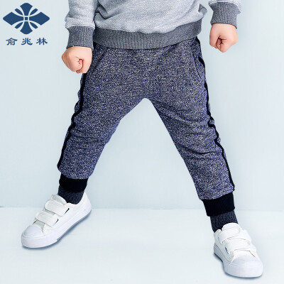 

Yu Zhaolin Chunqiu children&39s trousers boy pants pants children&39s pants casual pants men&girls pants broken color pressure gray