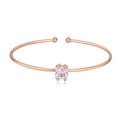 

BAFFIN Collection New Elegant AAA Cubic Zircon Gold Color One Direction Cuff Bangle Wedding Accessories