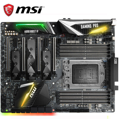 

MSI X399 GAMING PRO CARBON AC Motherboard (AMD X399 / Socket TR4)