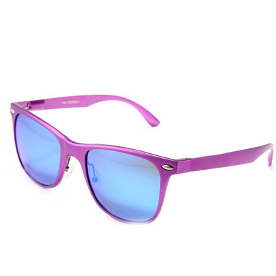 

2017 fashion retro aluminum and magnesium men polarized sunglasses cool people driving glasses Ms. bright color mirror