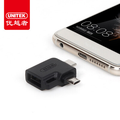 

Advantages UNITEK otg adapter Android type-c data cable otg converter head usb30 support millet Huawei P9 music as U disk cable Y-A032BK