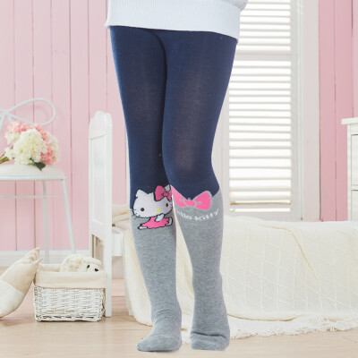 

Hello Kitty (HELLO KITTY) Детские колготки девушки основывая колготки KT8032 Gray 130