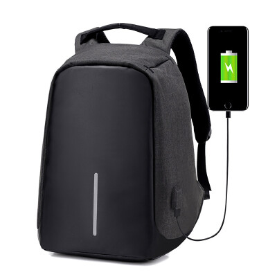 

2017 New Luminous Backpack Fashion Casual Laptop Anti-theft Notebook School Bag with USB Charging Port