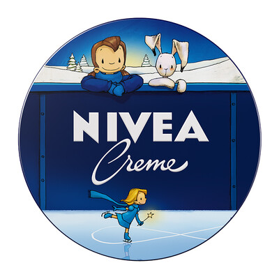 

Nivea Moisturizer 150 мл (Увлажняющий эмульсионный крем Германия импортированные жестяные банки Маленькие синие банки Два вида упаковки Случайная доставка)