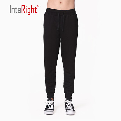 

INTERIGHT Men's Casual Pants Knitted Pants Black L