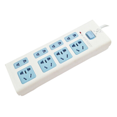 

Lvao (LVAO) GY-618 new national standard socket power converter plug / plug / row / patch panel / towline 8-bit total length of 2.8 meters