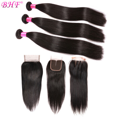 

Malaysian Straight Hair Closure Fast Shipping Malaysian Virgin Hair 3 Bundles With Closure Malaysian Human Hair Closu