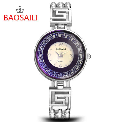 

BAOSAILI Hot Luxury Brand Casual Watch Women Quartz Wrist Watches Gold Plated Unique Watch Elegant Dress Clock