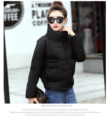 

2017 winter cotton jacket jacket short cotton jacket female students short paragraph bread service