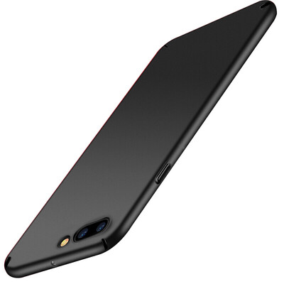 

【Mobile phone shell film three-piece set】 San Diwei (Sendio) OPPO R11Plus phone shell shell shell hard shell black TPU transparent soft shell silk screen full-screen hard-edge tempered glass film white