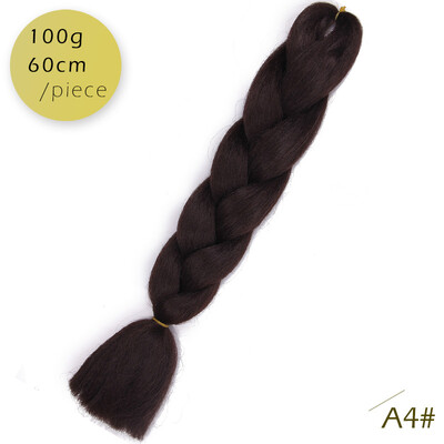 

AISI HAIR 100g / pcs 24inch   Kanekalon гигантский   косы Волосыломбер Две тонныЦветные синтетические волосы для кукол Вязание крю
