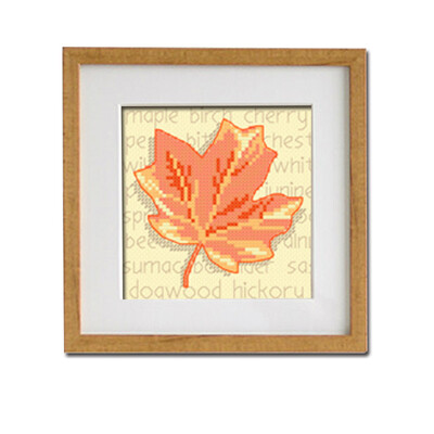 

embroider DIY DMC Cross stitchSets For Embroidery kits Rose leaf maple shell factory direct sale