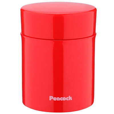 

【Jingdong Supermarket】 peacock (Peacock) braised pot braised beaker stainless steel insulation lunch box children's food snack tank insulation tank LKB-40 (R)