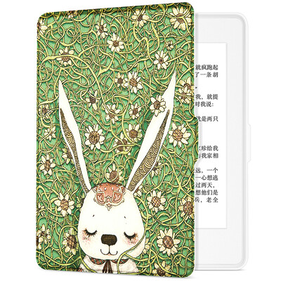 

Фигура Бо защитный кожух 958 приспособлен для Kindle / оболочка Kindle Paperwhite 1/2/3 поколения электронной бумаги книга сон белой кожи - Кролик Мэн джунгли