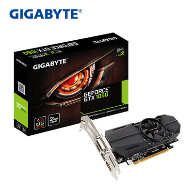 

GIGABYTE GTX 1050 OC Low Profile 2G 1366-1506MHz 7008MHz 2G 128bit GDDR5 Graphics