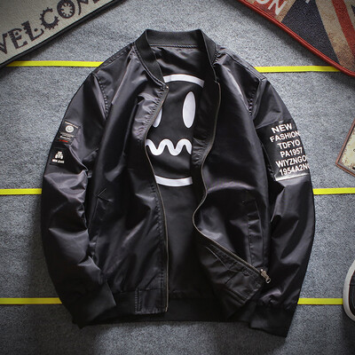 

Casual jacket fashion Slim men's fall double-sided jacket jacket youth jacket as a gift for men