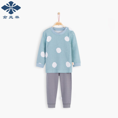 

Yu Zhaolin children&39s underwear cotton wool suit large children&39s home service boys&girls autumn clothes Qiuku YH17T1001 art wave point purple purple 120