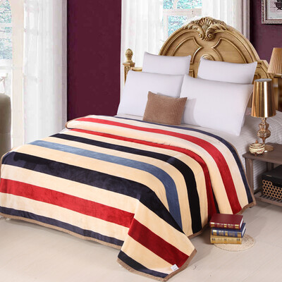 

Percy home textile; Reactive Dyes Casual Polyester Bedding Blanket ; 360gsm