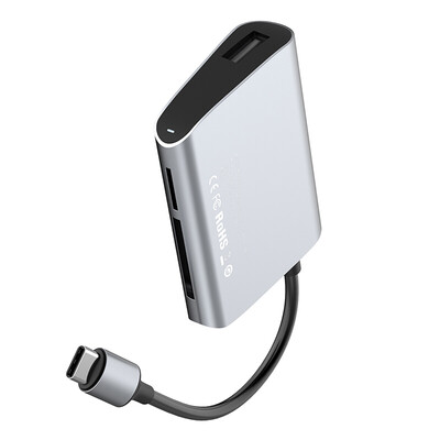 

Baseus speed to enjoy type-c to usb splitter hub hub TF SD card reader Apple notebook usb-c converter HUB converter deep space gray